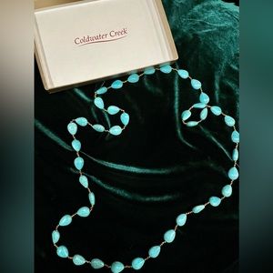 Beautiful Coldwater Creek “turquoise “  necklace.  Like new condition.